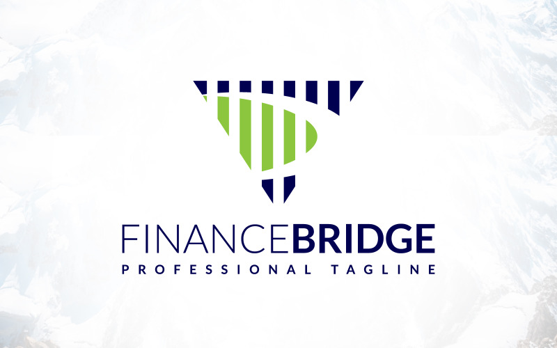 victory finance venture bridge financial logo design original