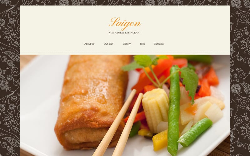vietnamese restaurant responsive joomla template original