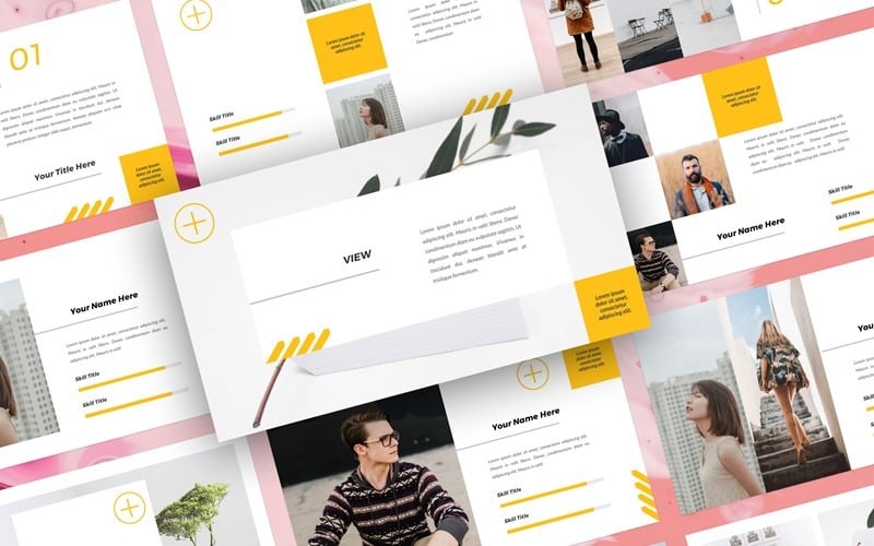 view creative powerpoint template original