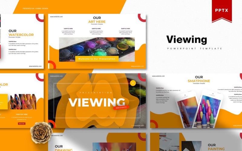 viewing powerpoint template original