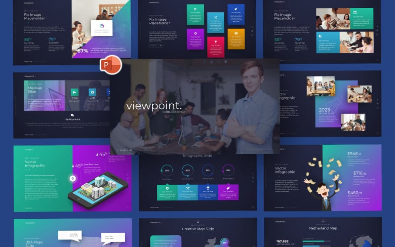 viewpoint creative business powerpoint template original