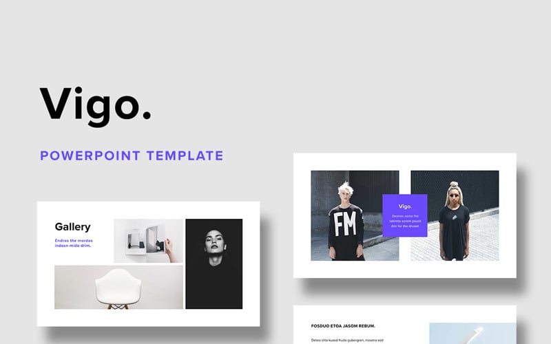 vigo minimal stock photos powerpoint template original
