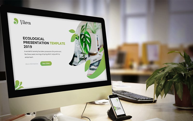 vihrea beauty powerpoint template original