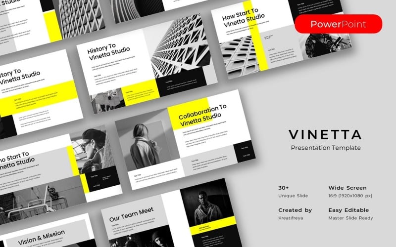 vinetta business powerpoint template original