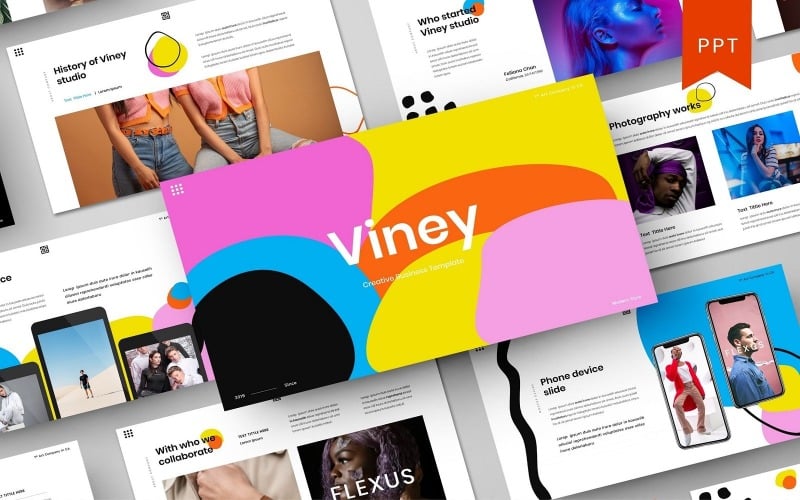 viney business powerpoint template original