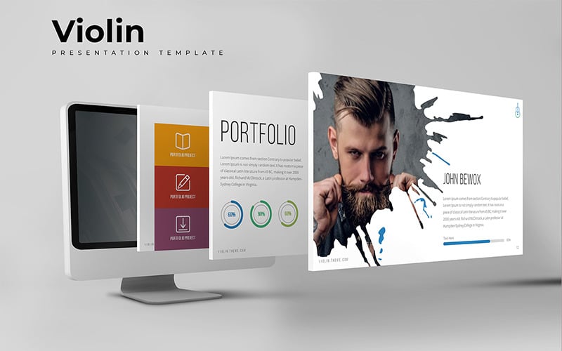 violin powerpoint template original