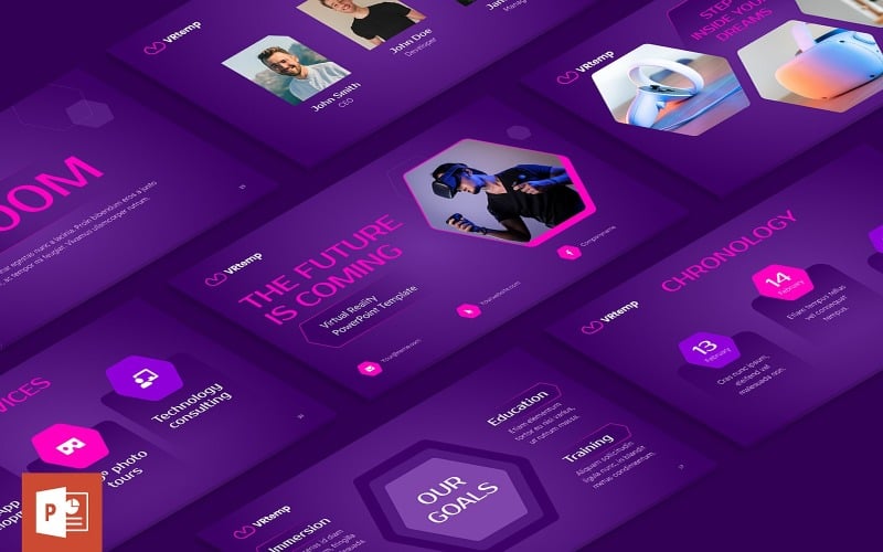 virtual reality presentation powerpoint original
