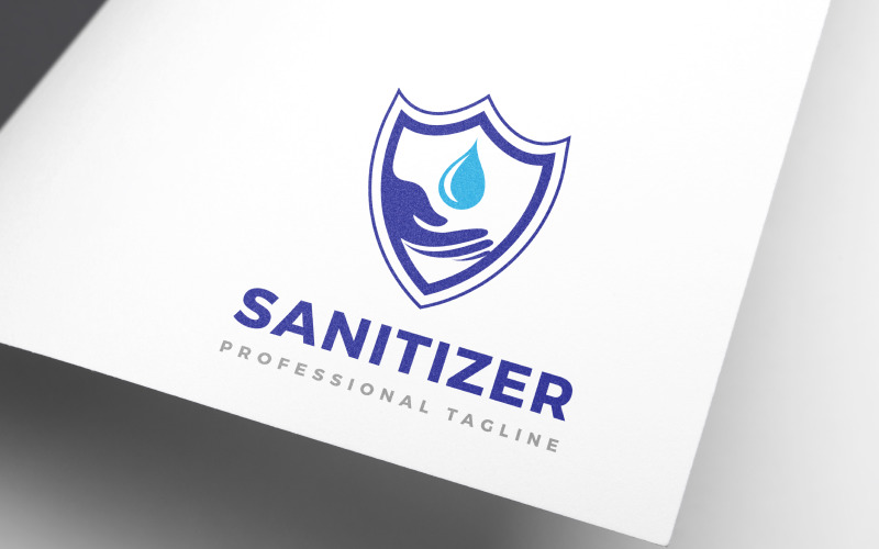 virus protection hand wash sanitizer logo design original