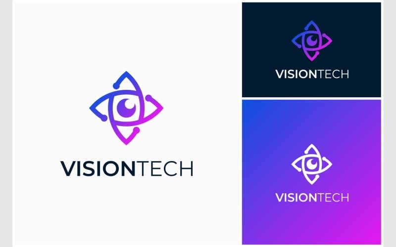 vision eye look technology logo original