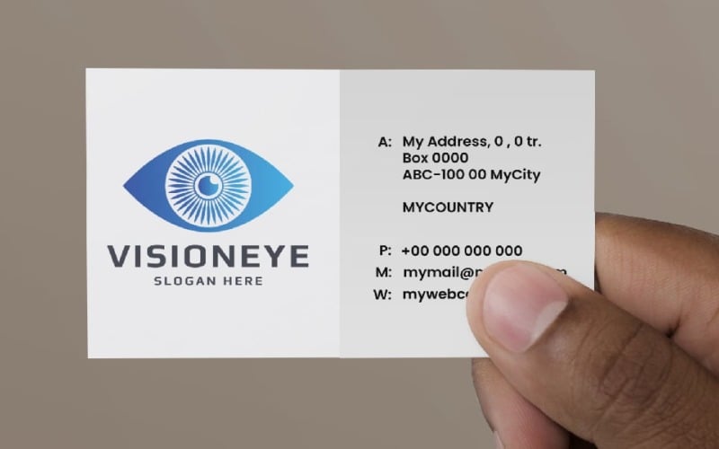 vision eye tech professional logo original