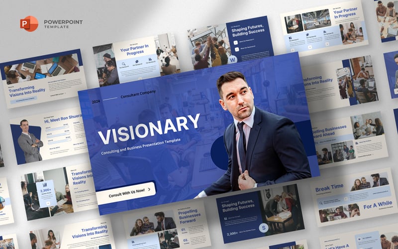 visionary business consulting powerpoint template original