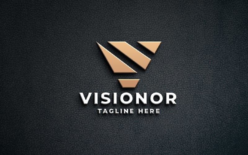 visionor letter v logo temp original