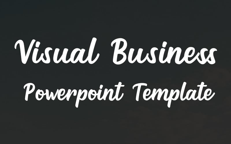visual business powerpoint template original