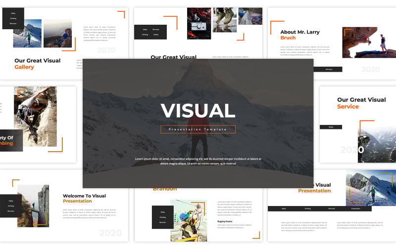 visual powerpoint template original