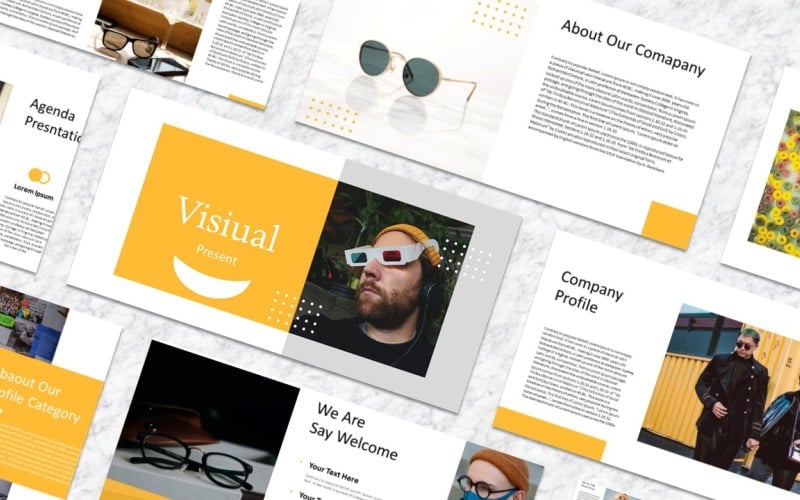 visual powerpoint template original