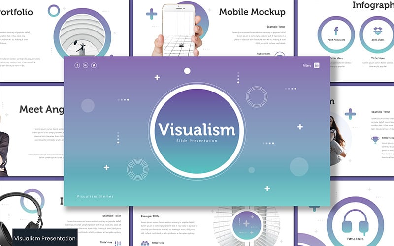 visualism powerpoint template original