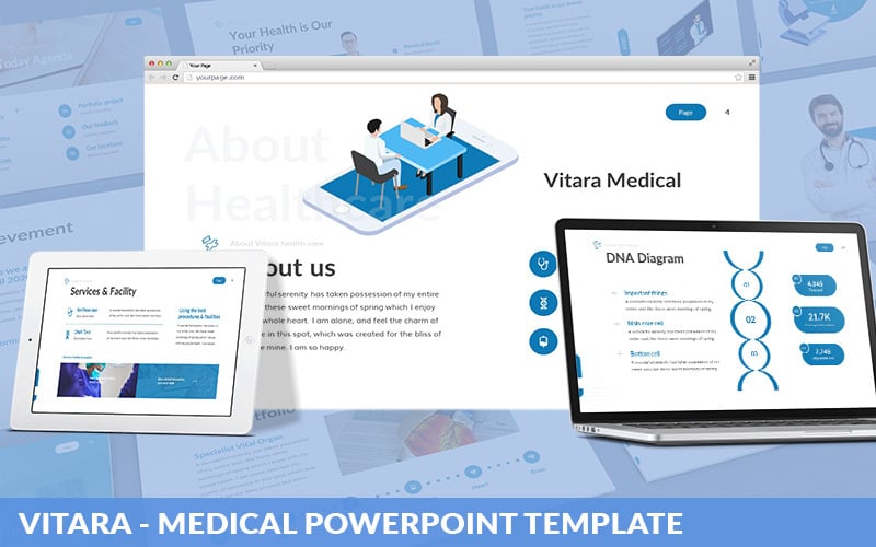 vitara medical powerpoint template original