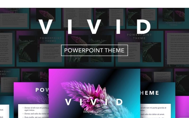 vivid powerpoint template original