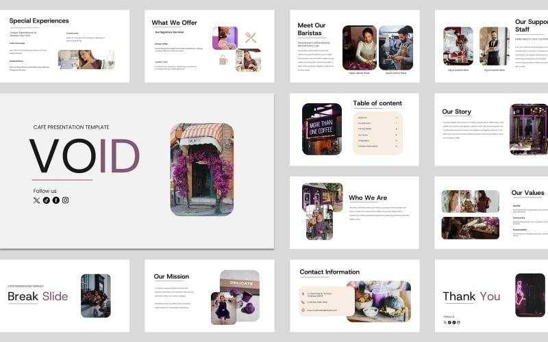 void cafe powerpoint presentation original