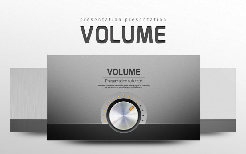 volume powerpoint template original