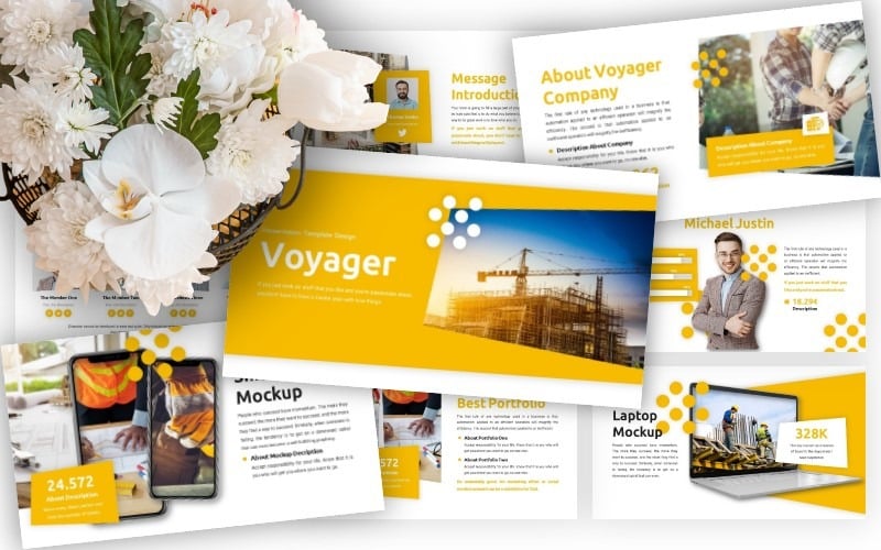voyager powerpoint template original