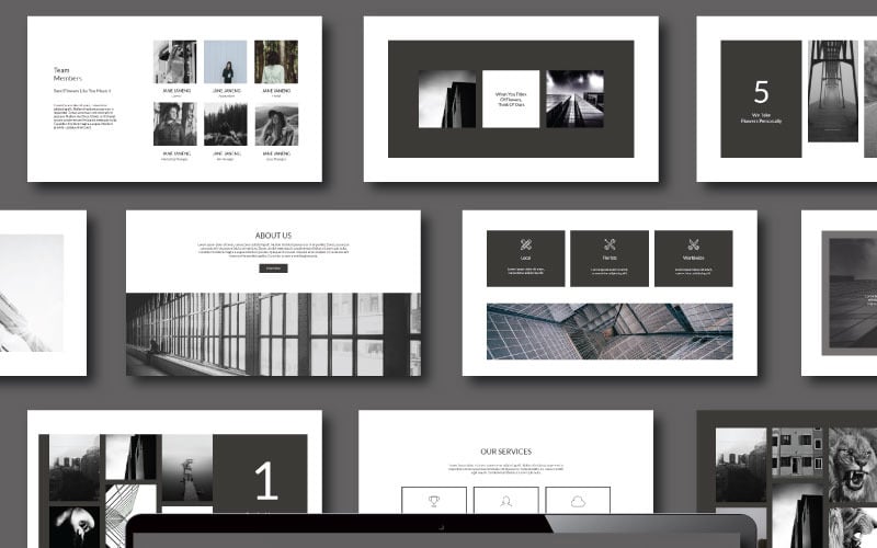 vyca presentation powerpoint template original