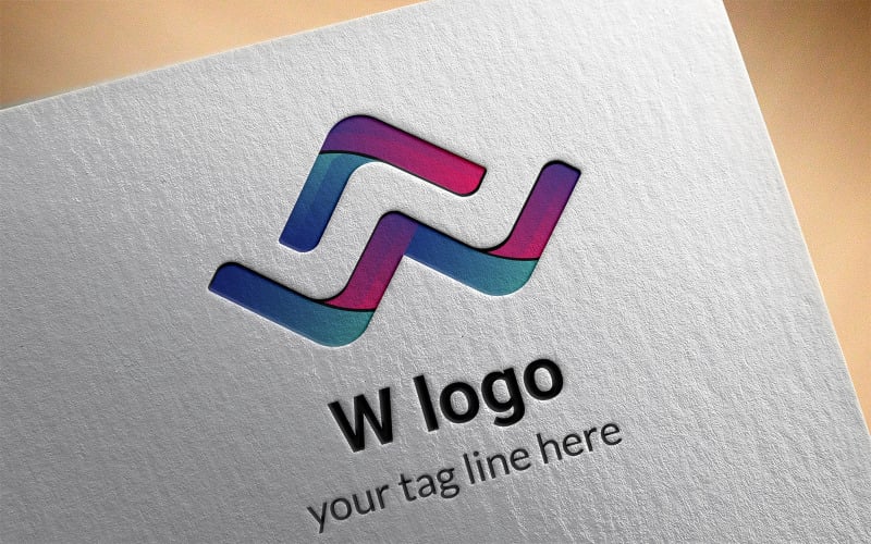 w logo simple logo modern w logo letter original
