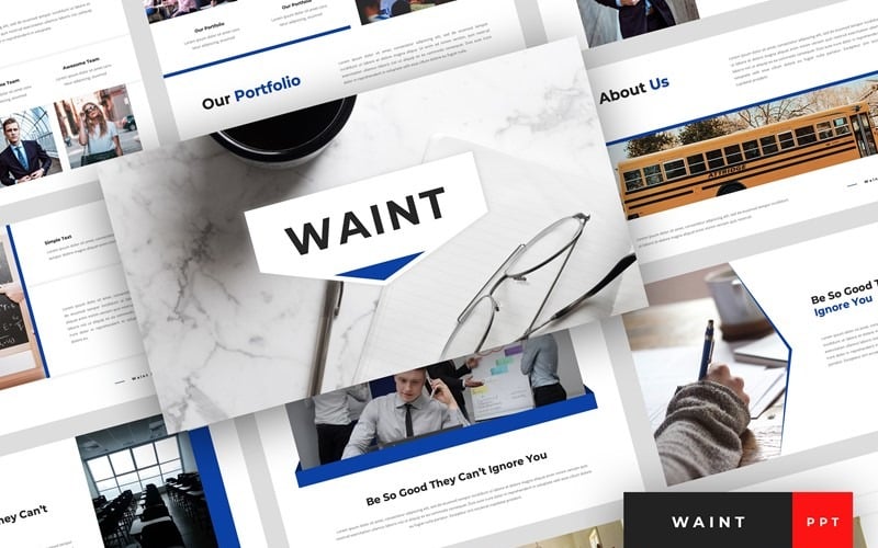 waint school powerpoint template original