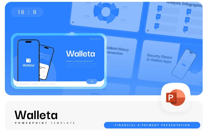 walleta financial amp payment powerpoint template original