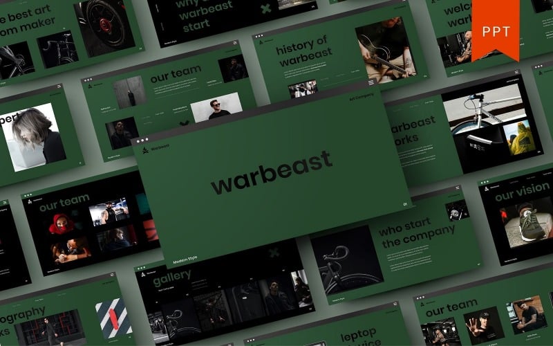 warbeast business powerpoint template original