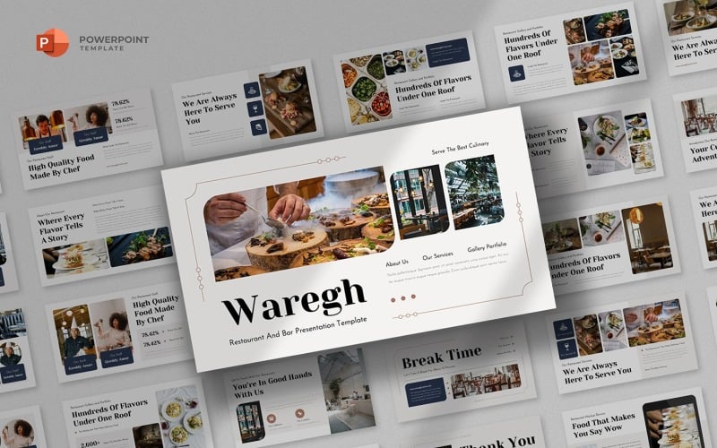waregh restaurant powerpoint template original