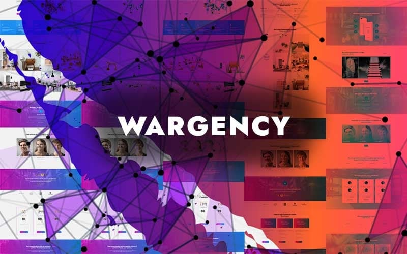 wargency one page parallax wordpress theme original