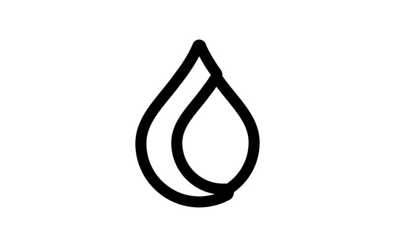 water drop logo template vector water icon design v original