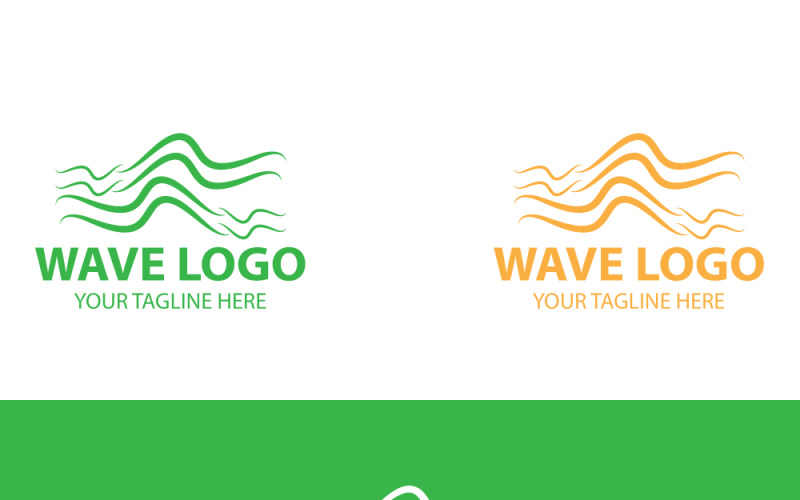 wave logo design dynamic amp flowing branding for modern businesses original