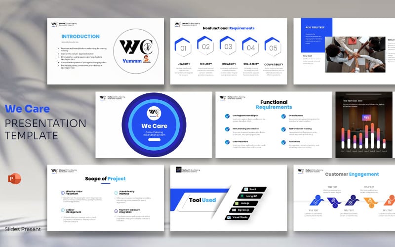 we care online catering reservation system template original