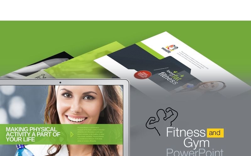 wealthfit fitness gym powerpoint template original