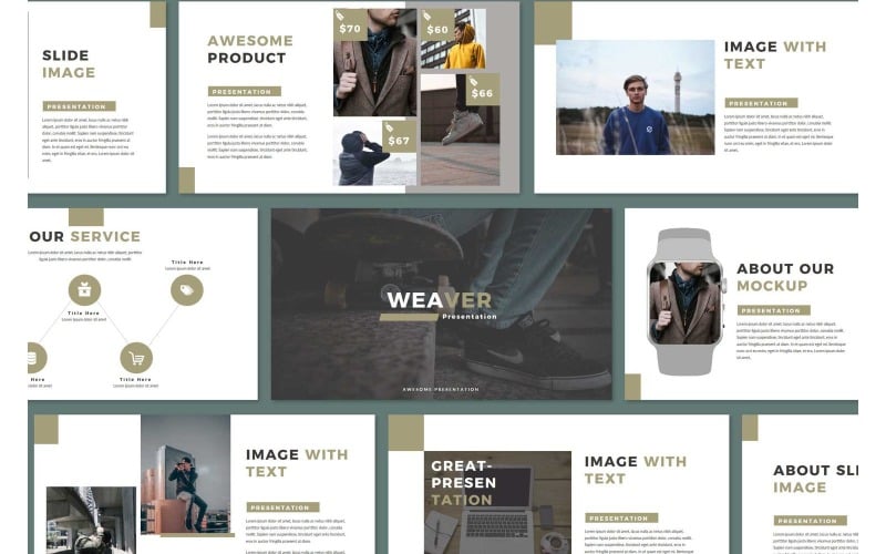 weaver powerpoint presentation template original
