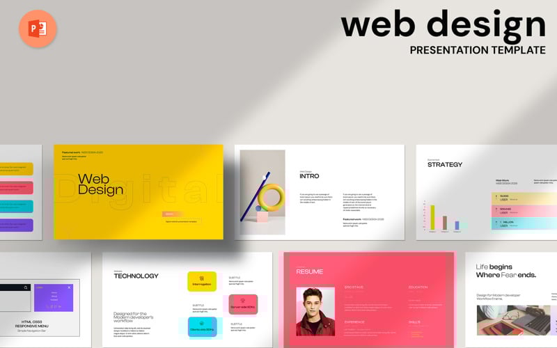 web design presentation template original