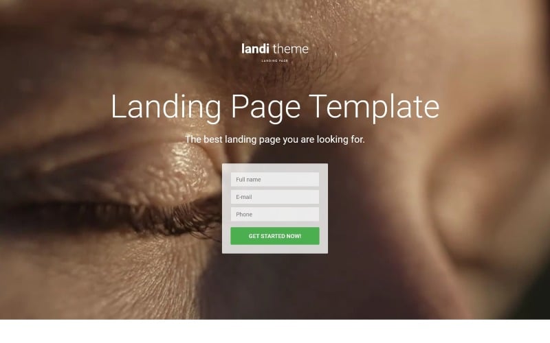 web development responsive landing page template original