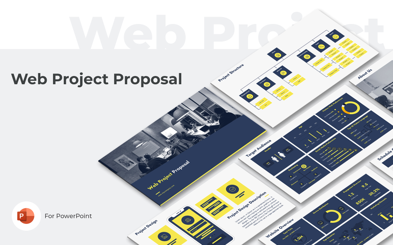web project proposal powerpoint template original