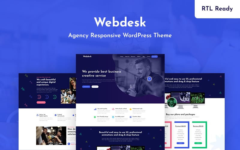 webdesk agency responsive wordpress theme original