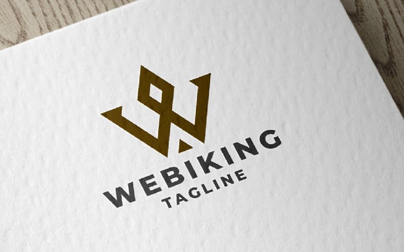 webi king letter w logo temp original