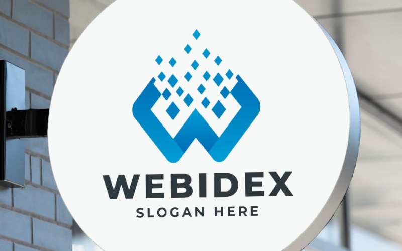 webidex letter w logo template original