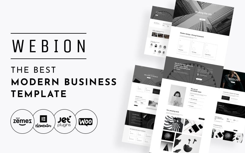 webion minimal elementor multipurpose wordpress theme original