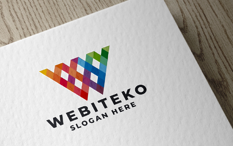 webiteko letter w logo temp original