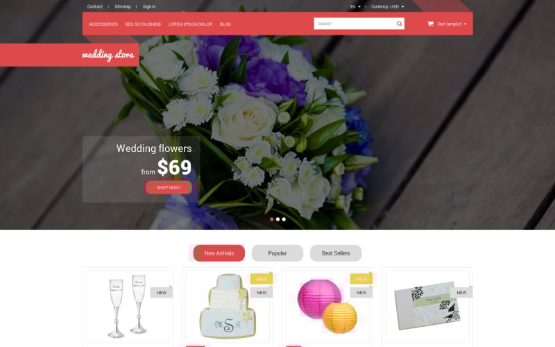 wedding day essentials prestashop theme original