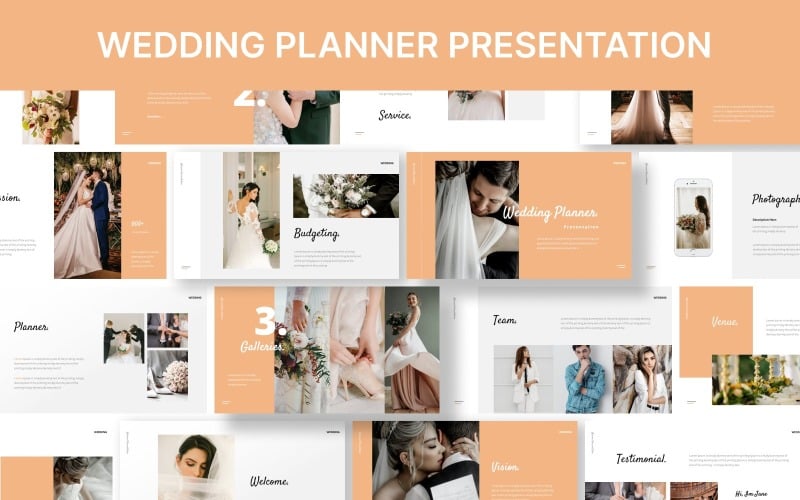 wedding planner powerpoint presentation template original