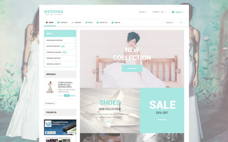 wedding prestashop theme original