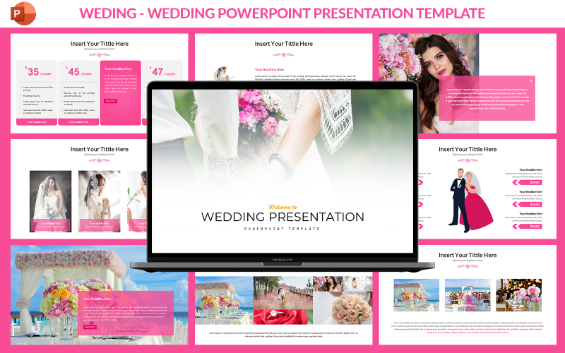 weding wedding presentation template original