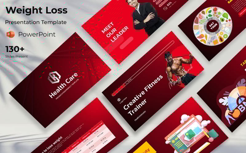 weight loss and dieting premium powerpoint template original